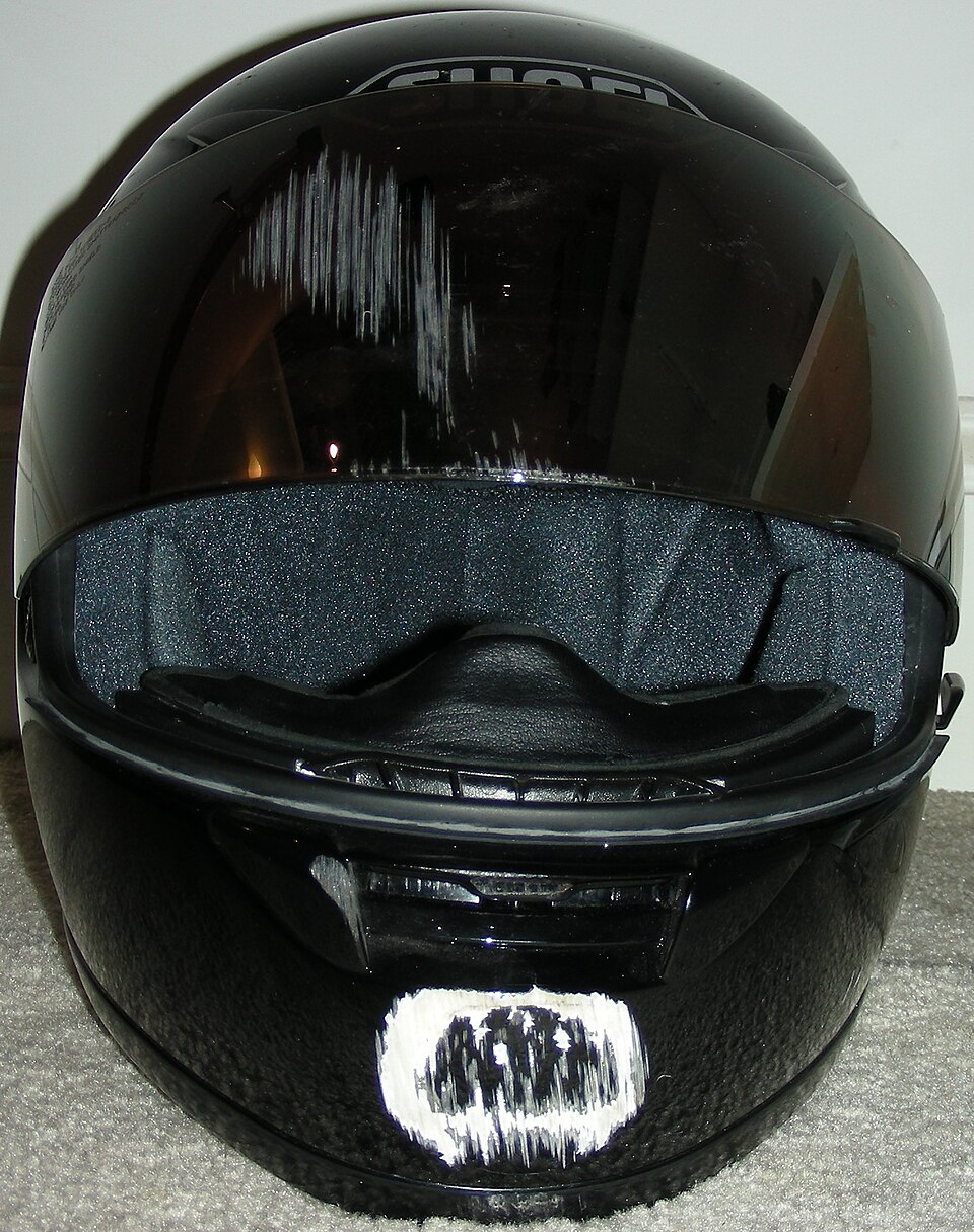 Casque moto intégral noir mat