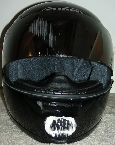 Casque moto intégral noir mat