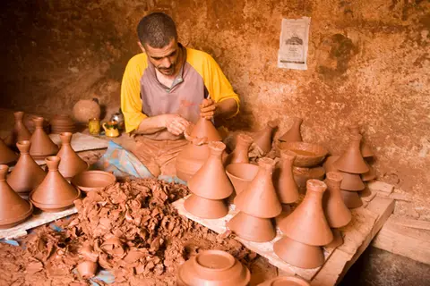 Tajine décoré Safi